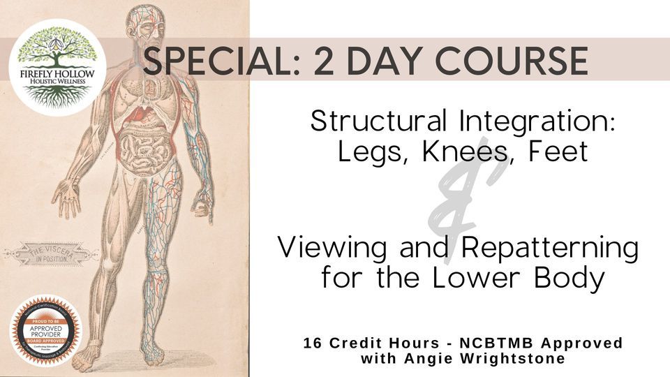 2 Day Structural Integration for the Lower Limb and Repatterning ...