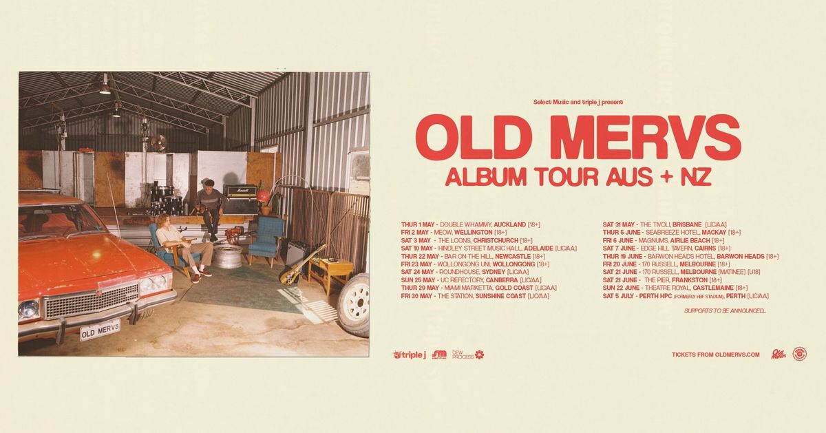 Old Mervs Album Tour | The Station | Sunshine Coast