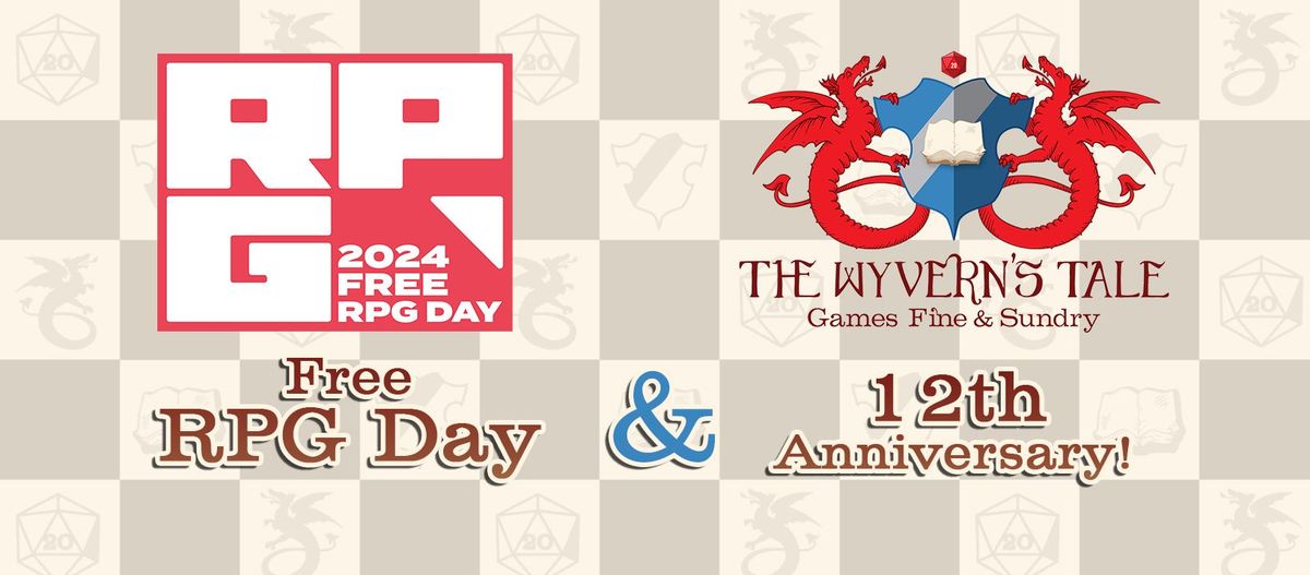 Free RPG Day & 12 Years of The Wyvern's Tale!