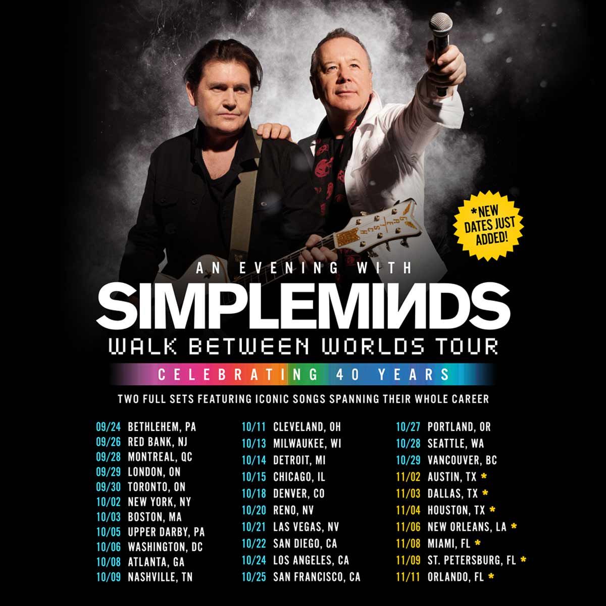 Simple Minds Toronto Tickets