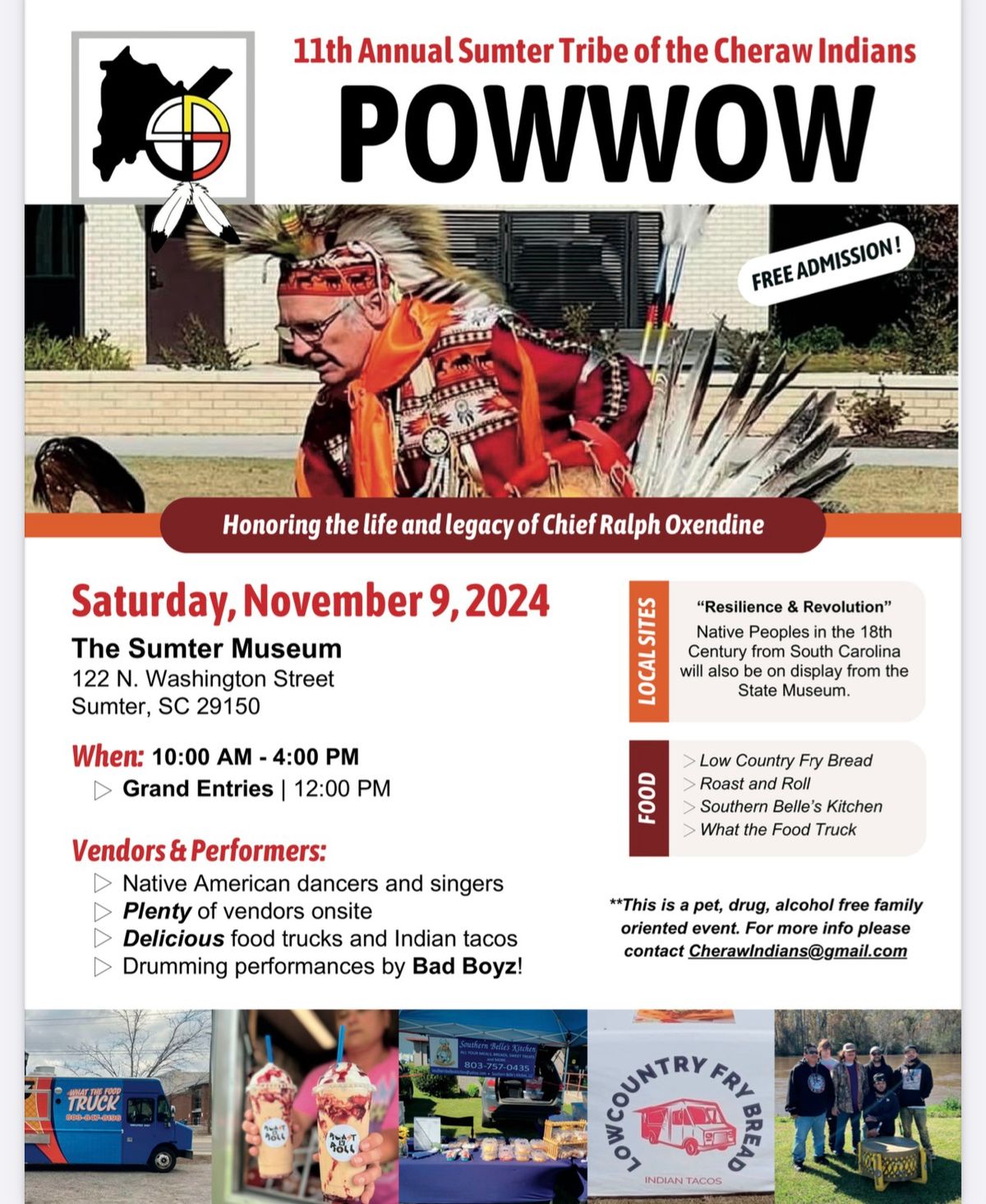 11th Annual Sumter Tribe of Cheraw Indians PowWow