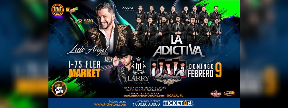 LUIS ANGEL EL FLACO, LA ADICTIVA, LARRY HERNANDEZ & M\u00c1S