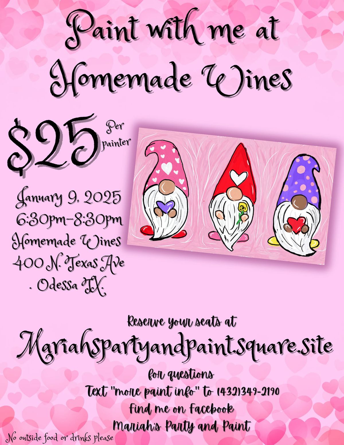 Paint With Me at Homemade Wines 