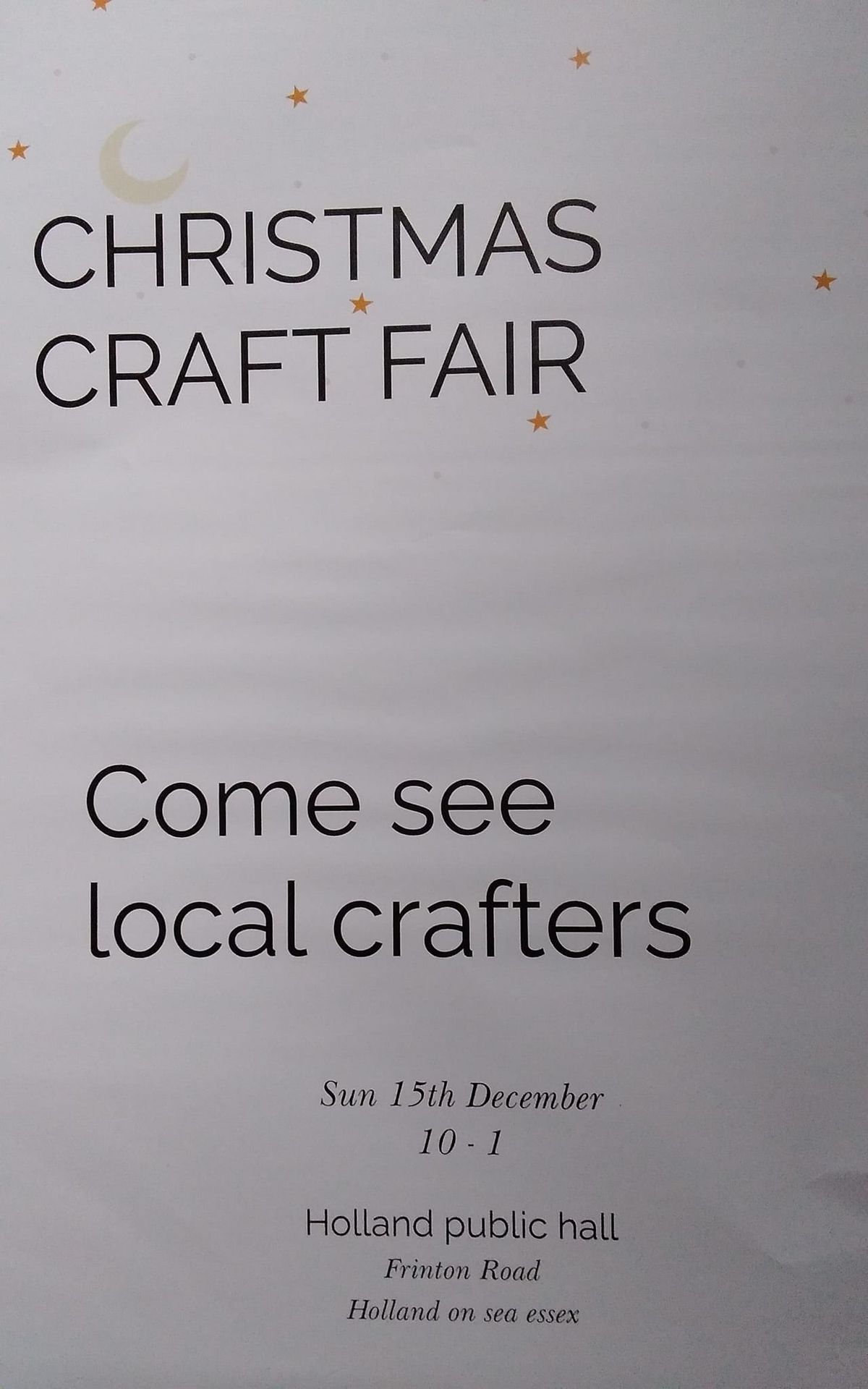 Christmas craft fair 