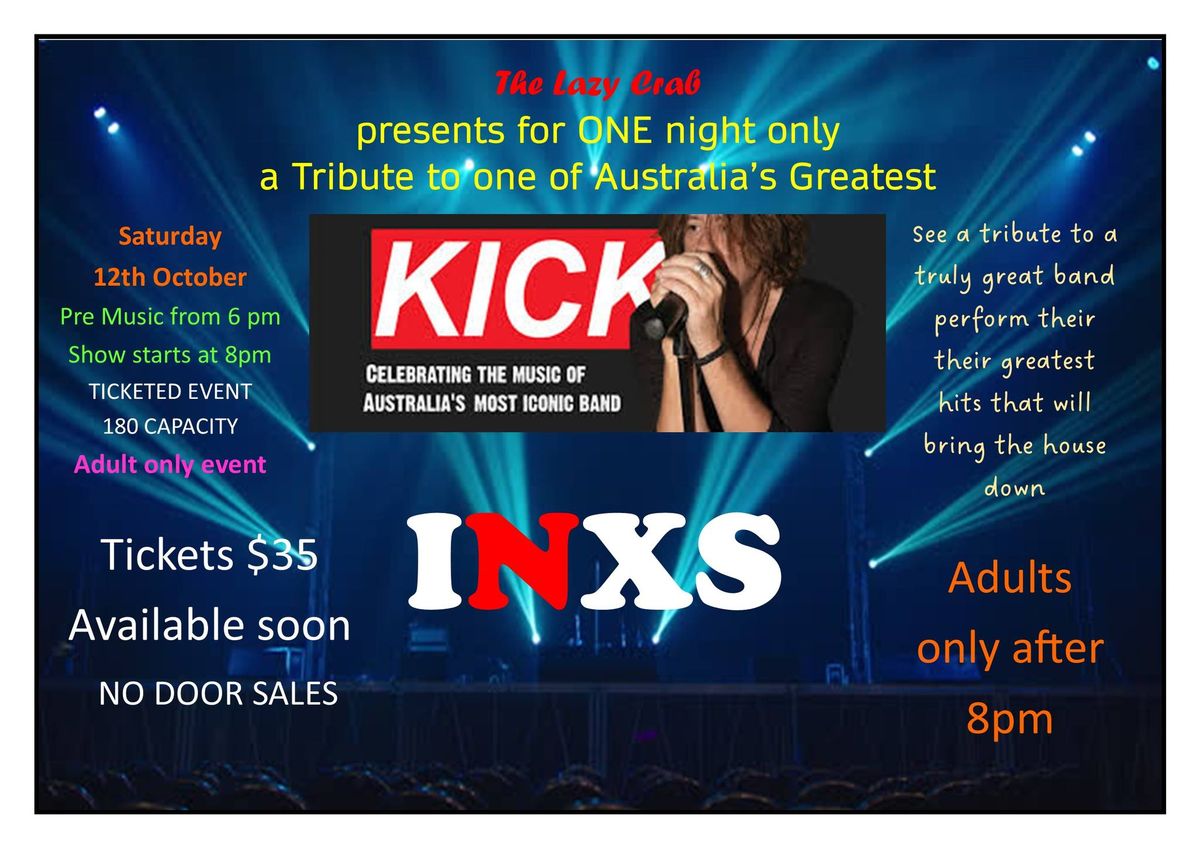 KICK INXS Tribute Night