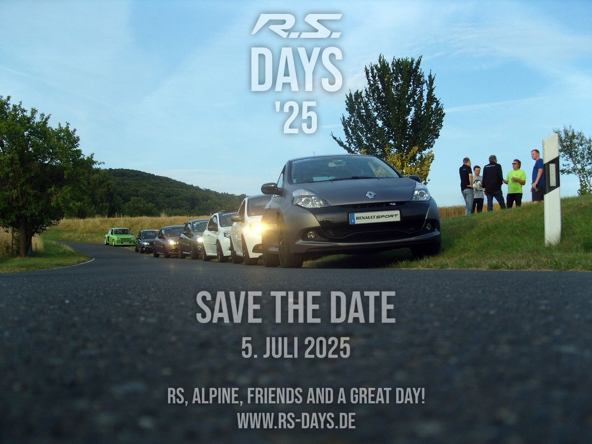 R.S. Days 2025, Dein Renault Sport und Alpine Treffen seit 2013