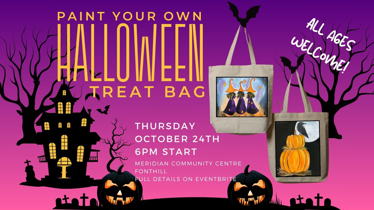 Paint Night - Halloween Treat\/Tote Bags