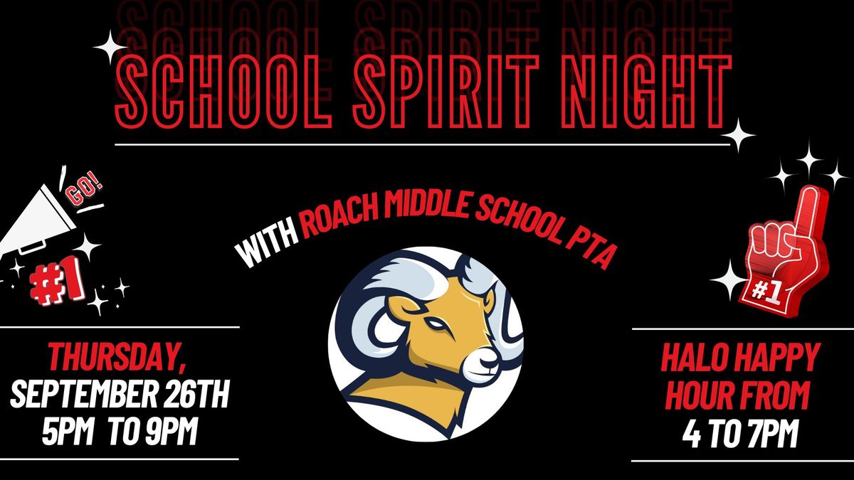 School Spirit Night - Roach Middle School PTA