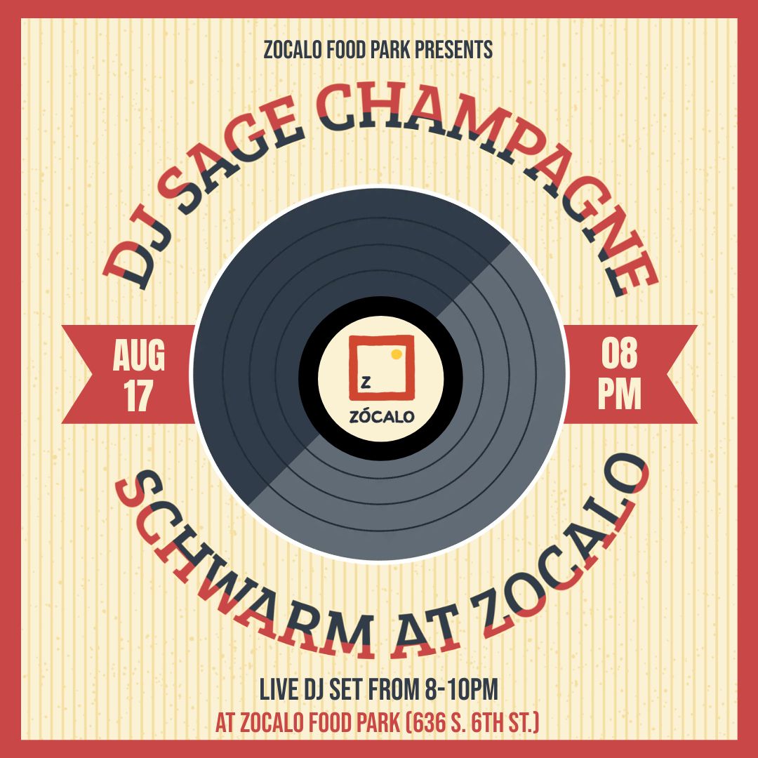 DJ Sage Champagne Schwarm at Z\u00f3calo Food Park