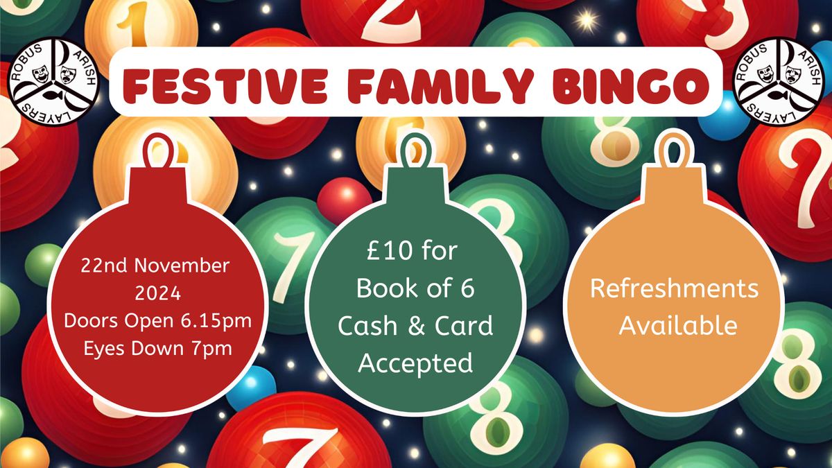 Festive Family Bingo