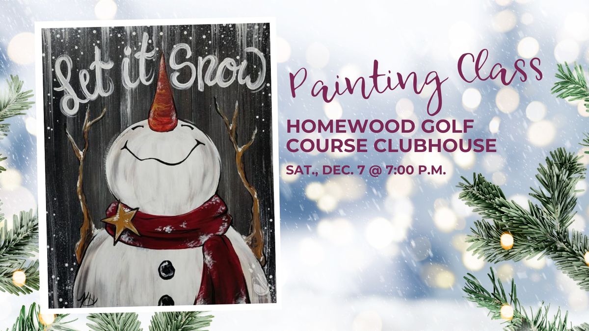 Social Painting at Homewood Golf Course in Ames!