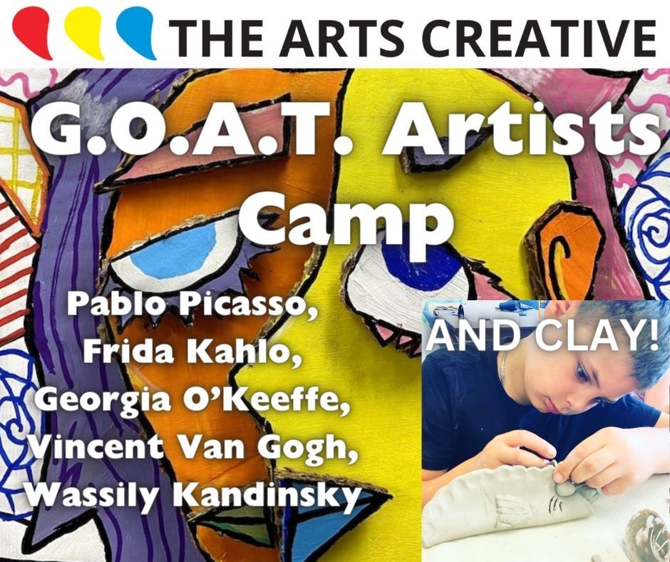 FULL DAYS! July 22nd-26th :GOAT Art Summer Camp