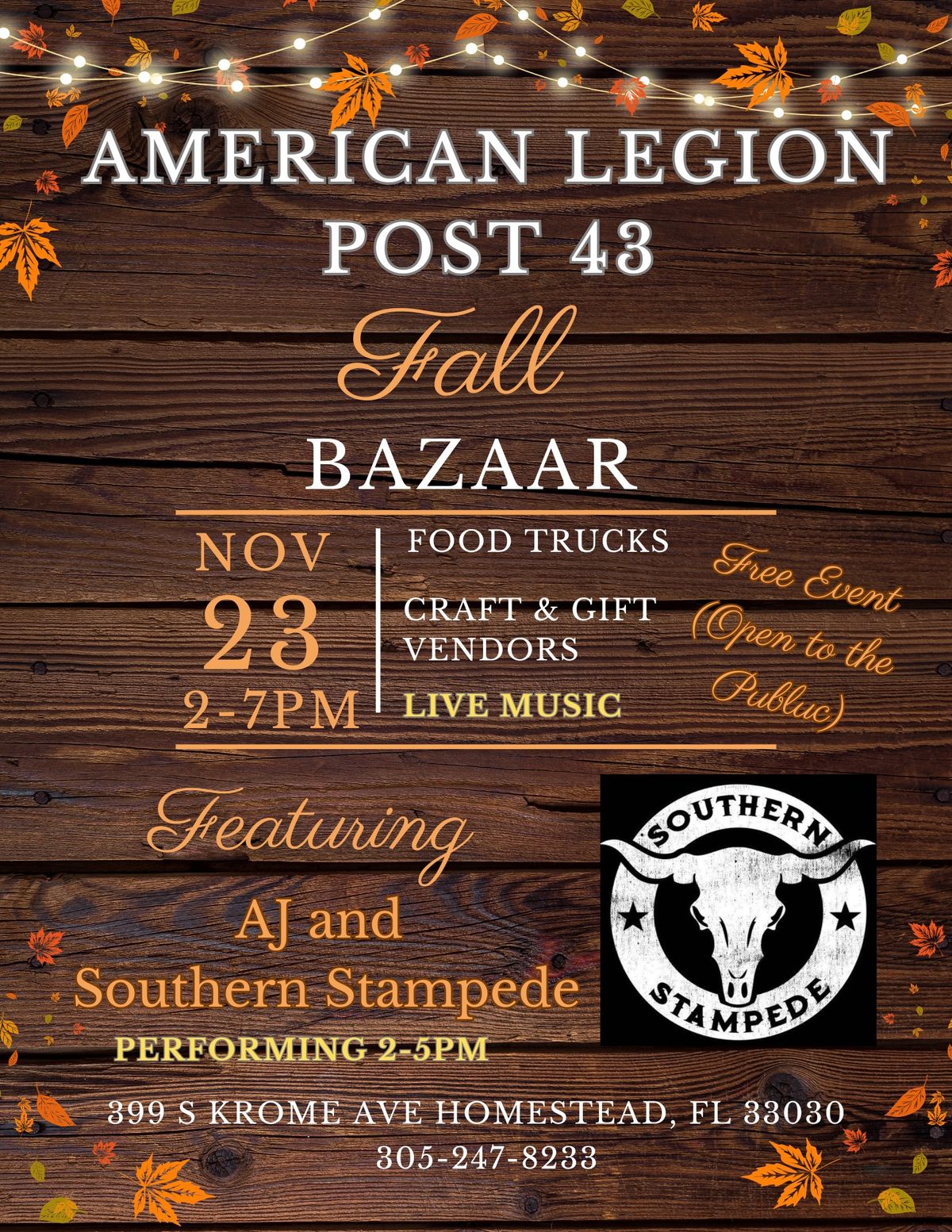 Fall Bazaar