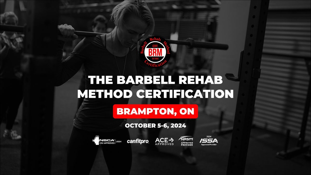 Brampton, ON | Barbell Rehab Method Certification