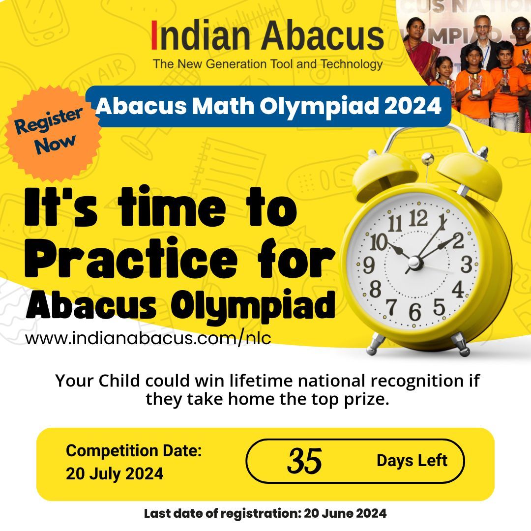 Indian Abacus Math Olympiad 2024