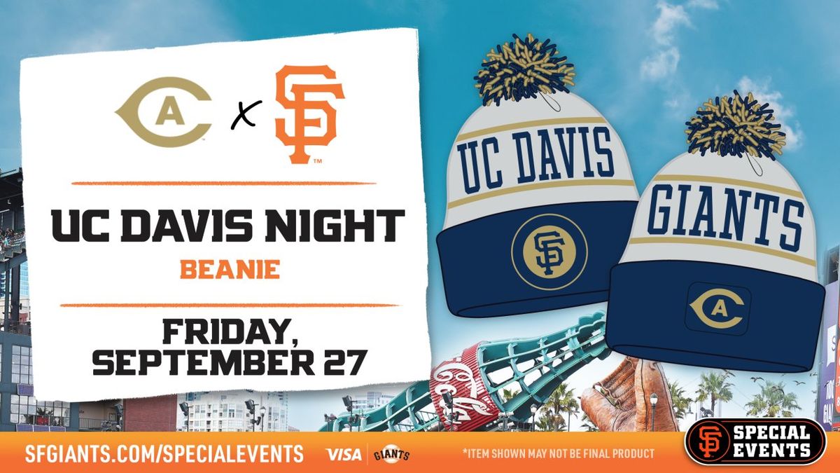 UC Davis Night at the Giants!