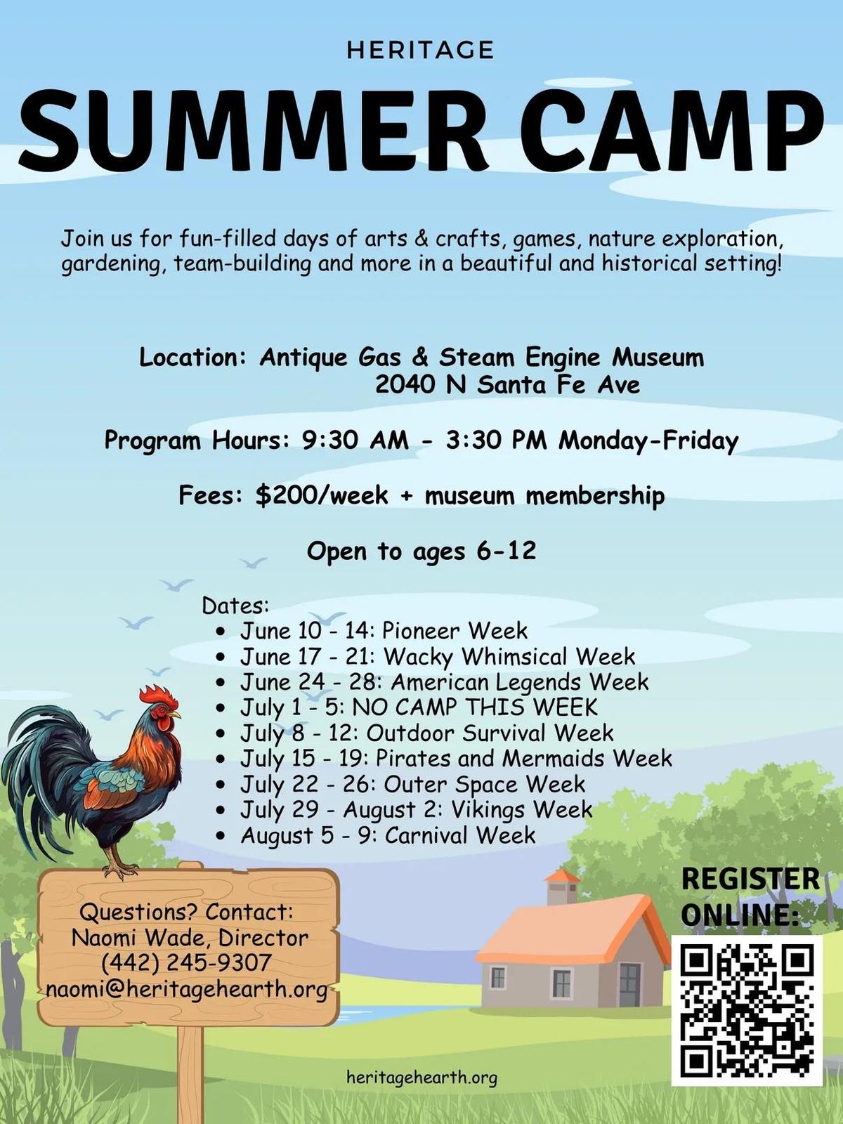 Heritage Summer Camp - Outer Space Week