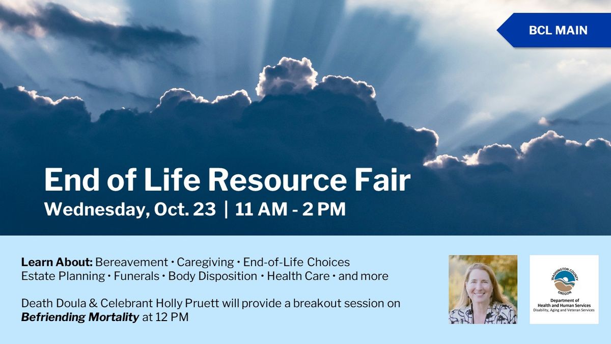 End of Life Resource Fair