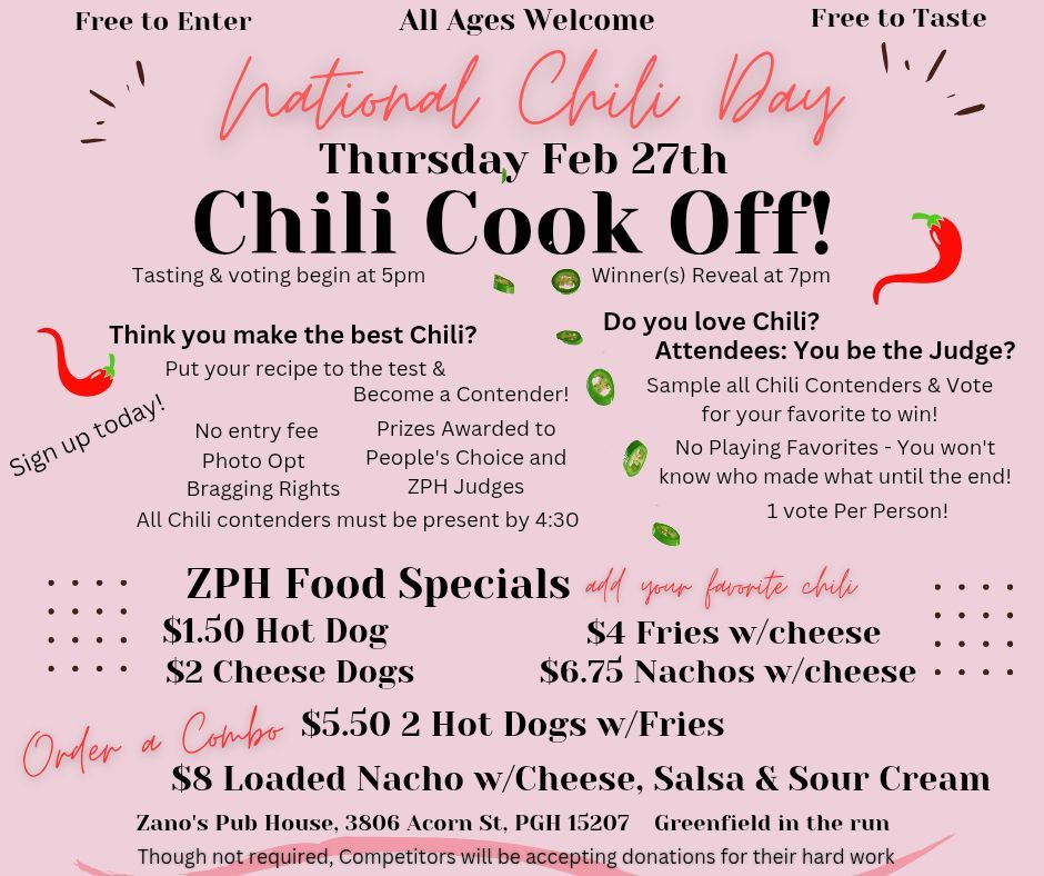 HomeChef Competition: Chili CookOff