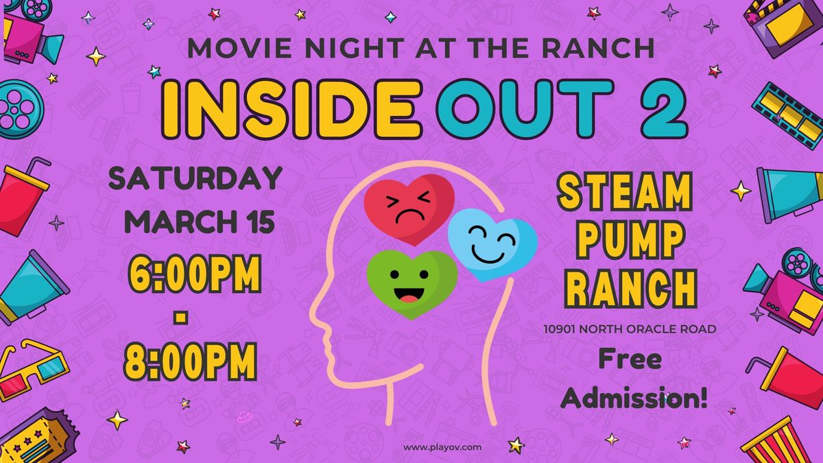 Movie at the Ranch - Inside Out 2