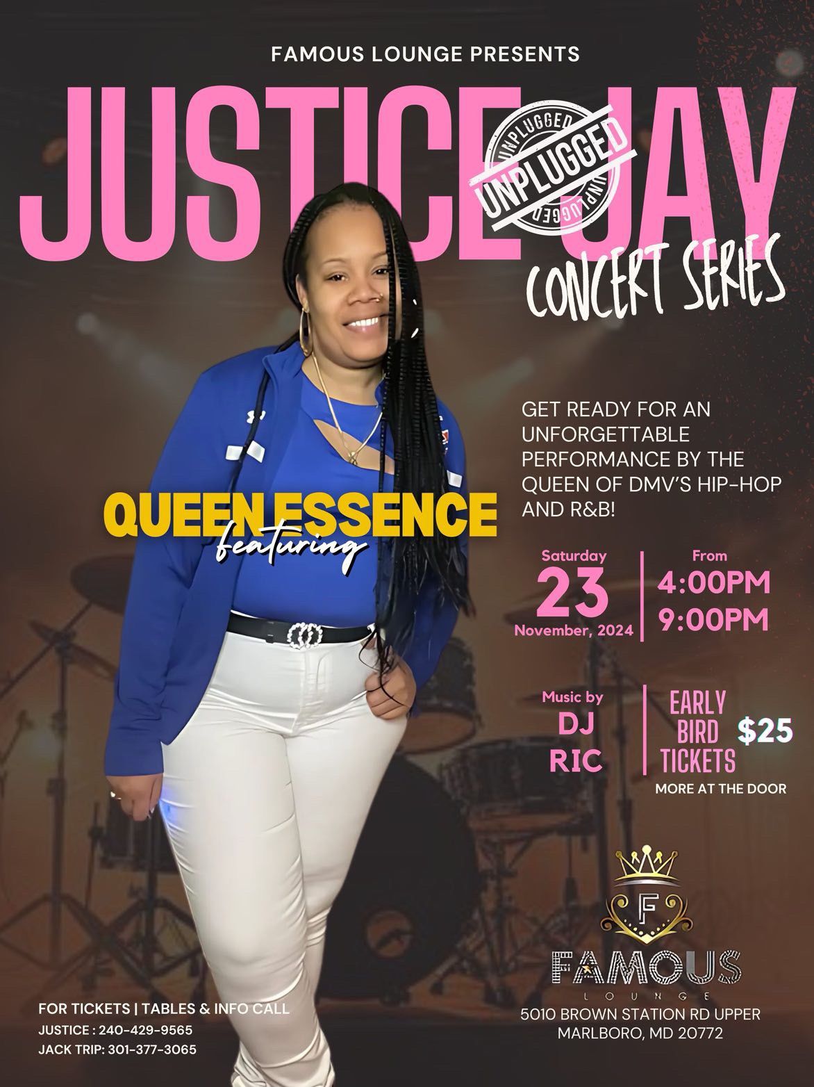 QueenEssence featuring at Justice Jay Concert Series 