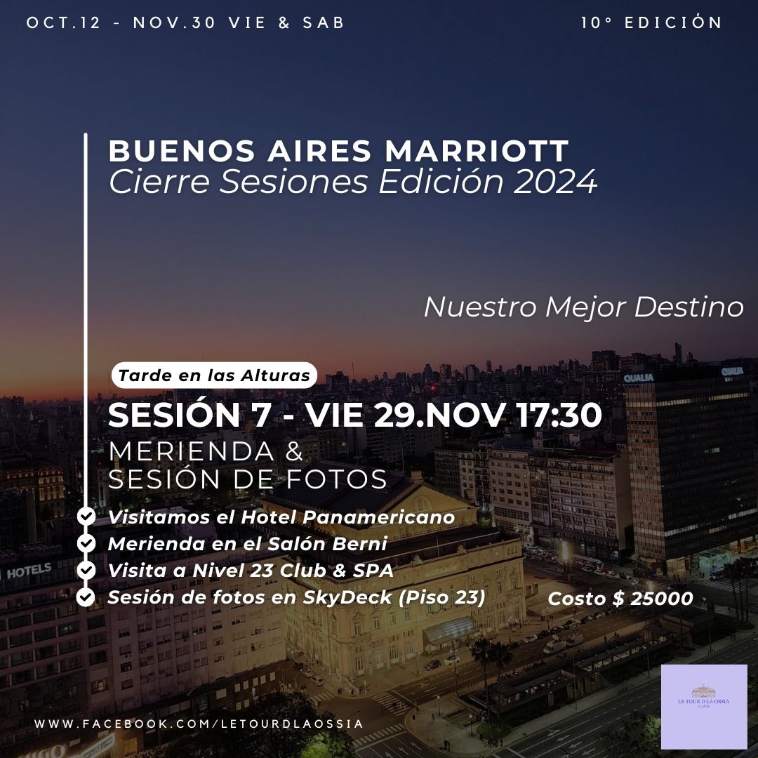 Visita al Marriott y fotos en Nivel 23