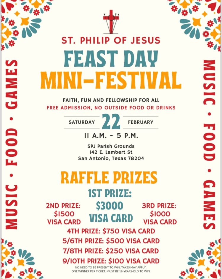 St. Philip of Jesus Feast Day Mini-Festival 2025