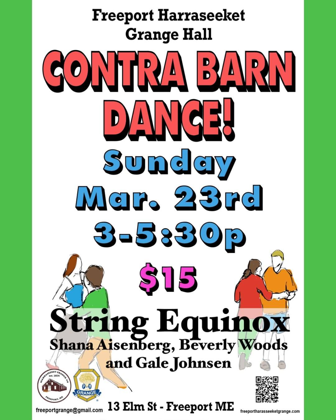 Freeport Grange Contra Barn Dance!