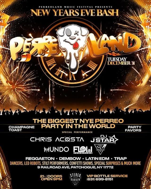 PERREOLAND: NEW YEARS EVE BASH