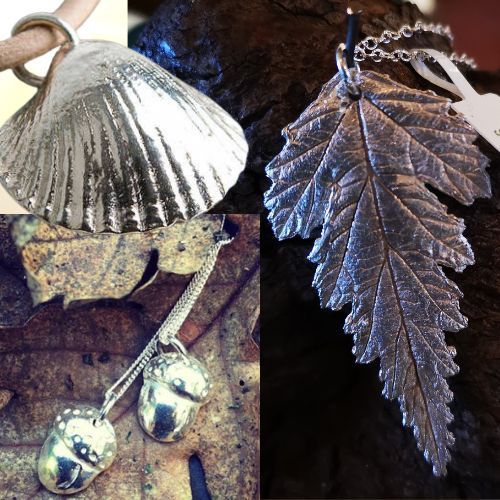 Silver Art Clay Shell and Acorn or Leaf Workshop