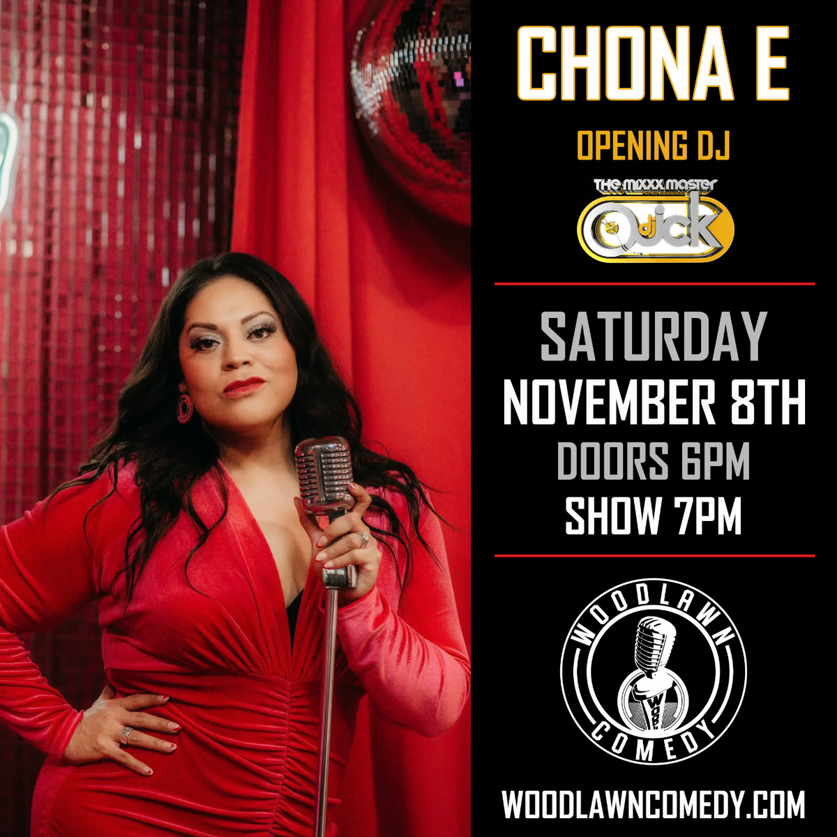 Chona E at Hyenas Comedy Night Club - Dallas
