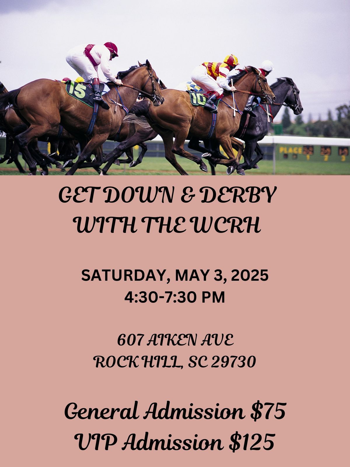 GET DOWN & DERBY WITH THE WCRH