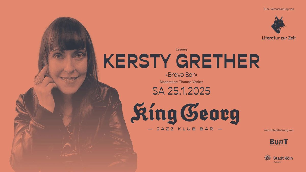 Lesung: Kersty Grether \u00bbBravo Bar\u00ab