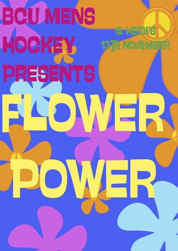 Hockey x Flower Power social!