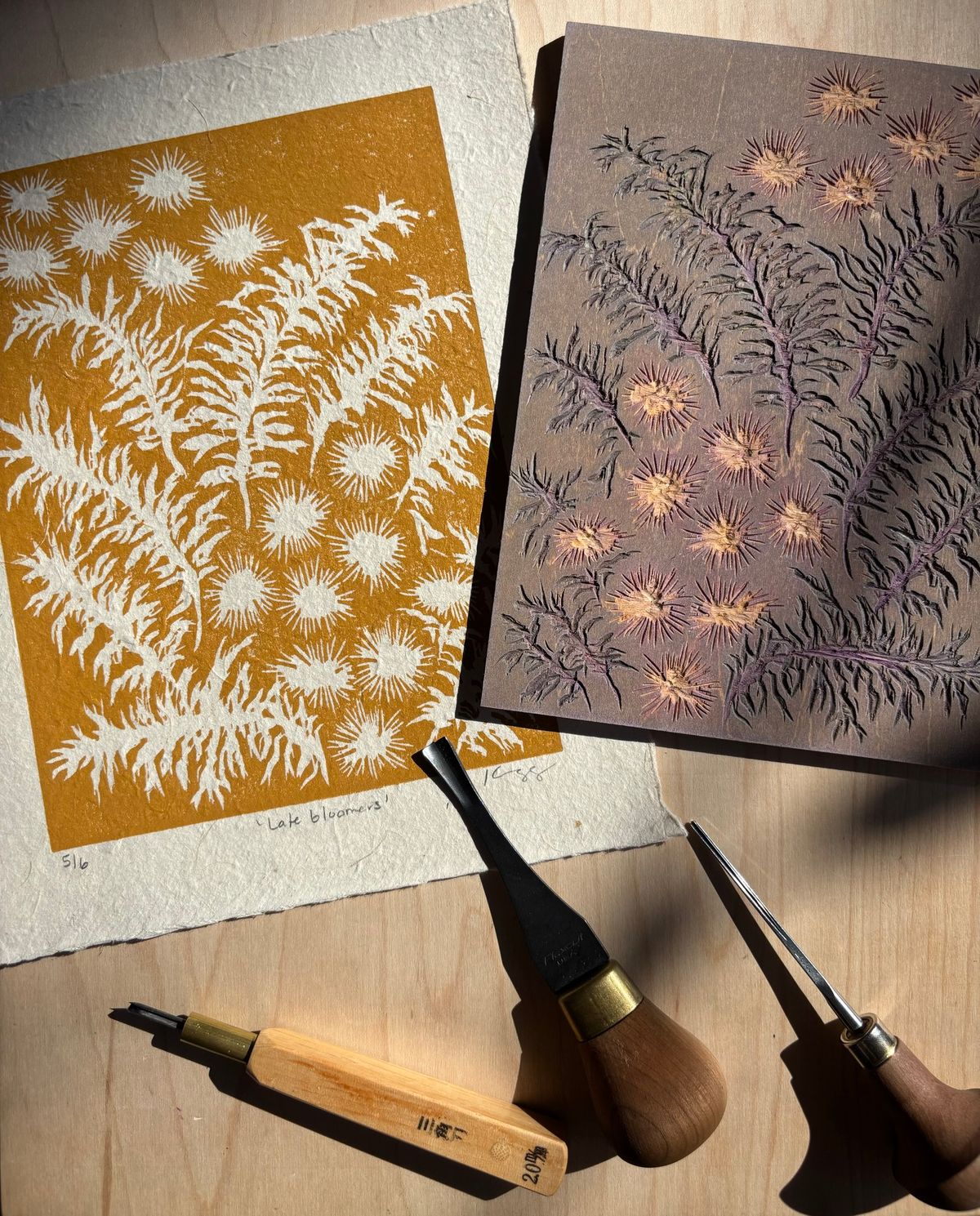 Introduction to Woodcut Printing 