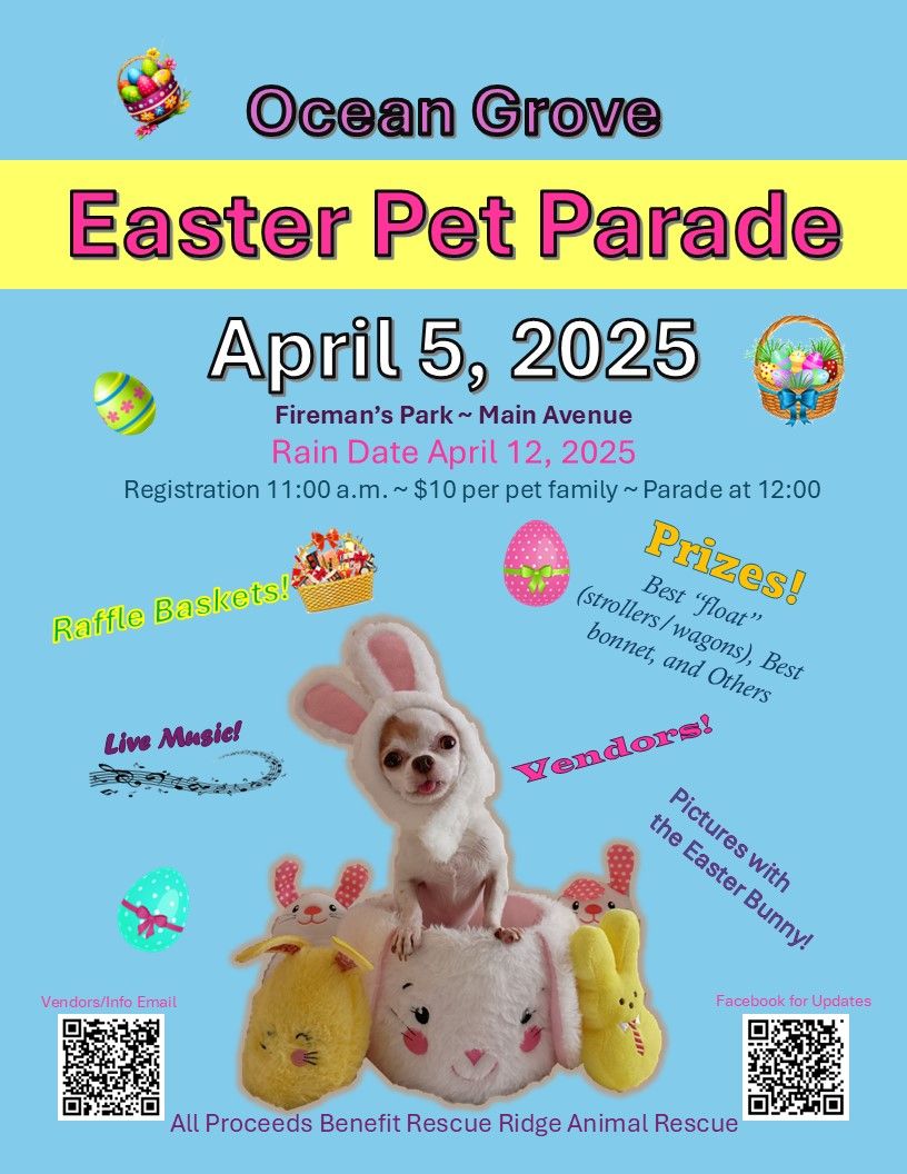 Ocean Grove Easter Pet Parade!