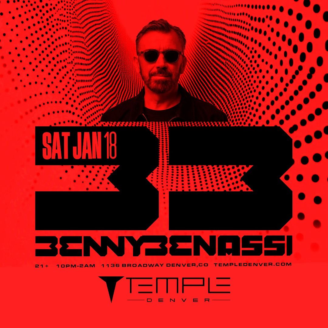 Benny Benassi at Temple Denver