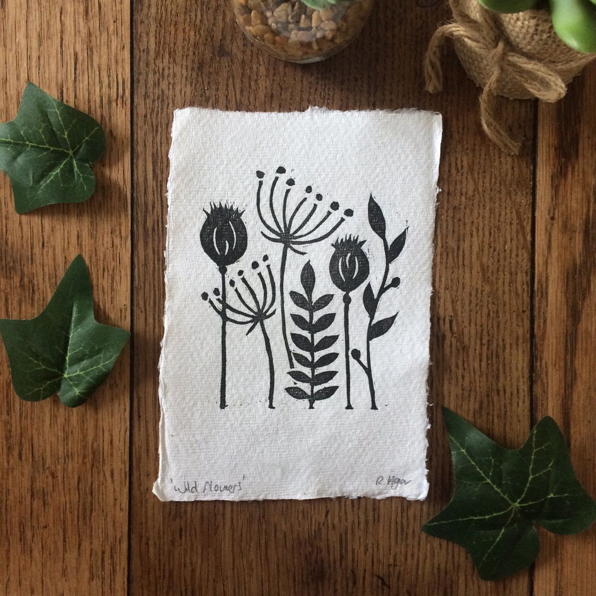 Botanical Linocut Printing for Beginners - Friday 12th July, 6-9pm