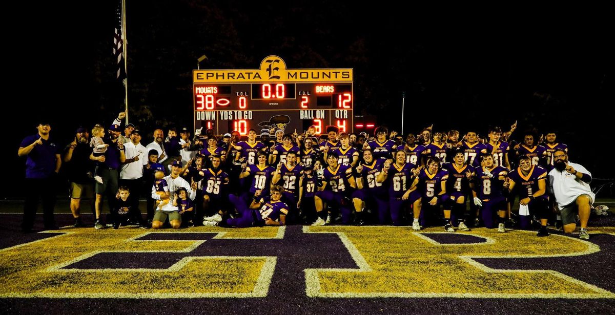 Ephrata Mounts Football Bingo