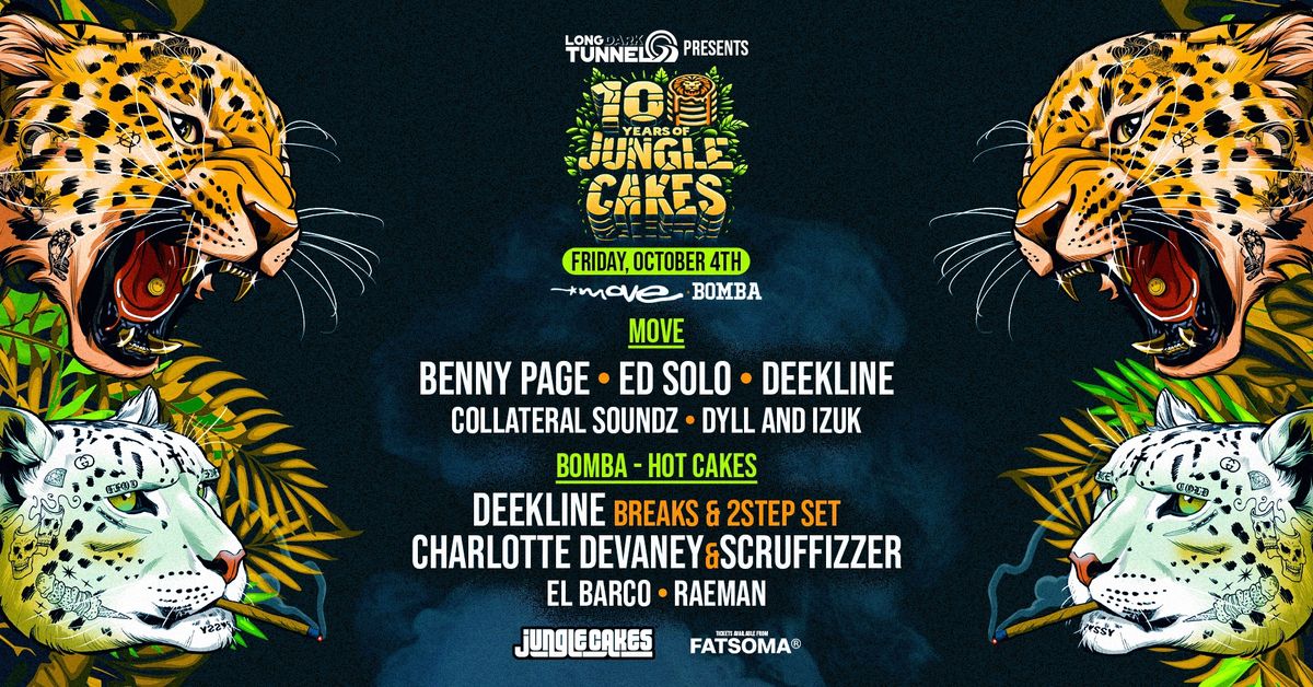 LDT JUNGLE CAKES DEEKLINE ED SOLO BENNY PAGE CHARLOTTE DEVANEY SCRUFIZZER DNB JUNGLE BREAKS EXETER