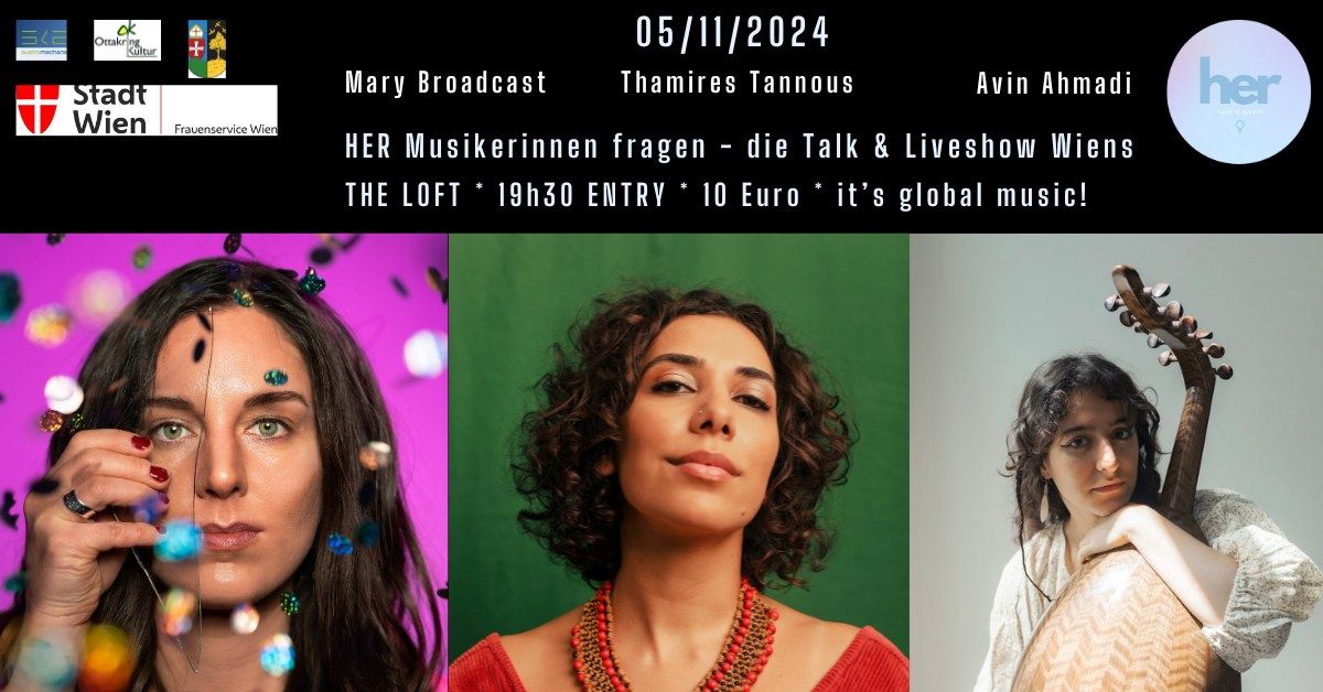 HER Musikerinnen fragen - die Talk & Liveshow Wiens!