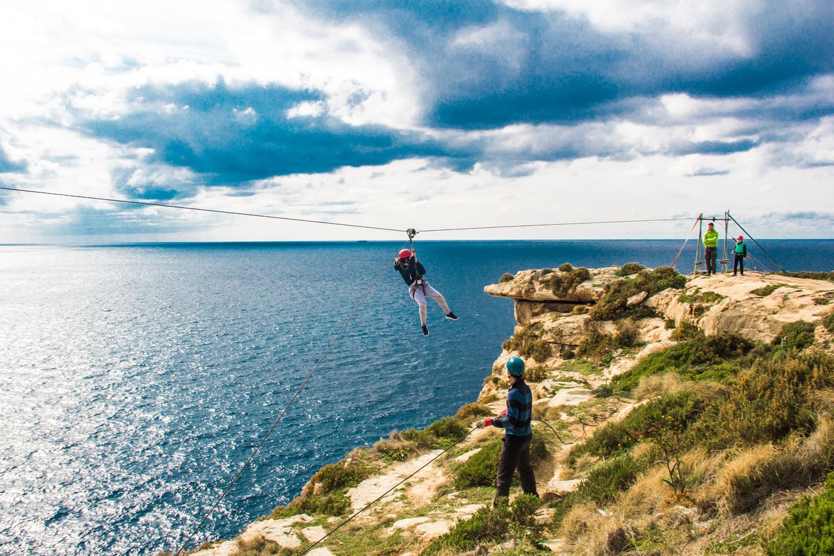 Zipline in Mi\u0121ra l-Fer\u0127a