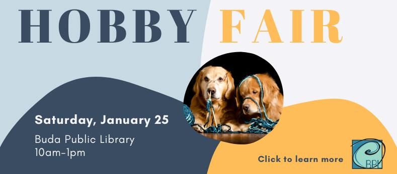 Hobby Fair at Buda Public Library