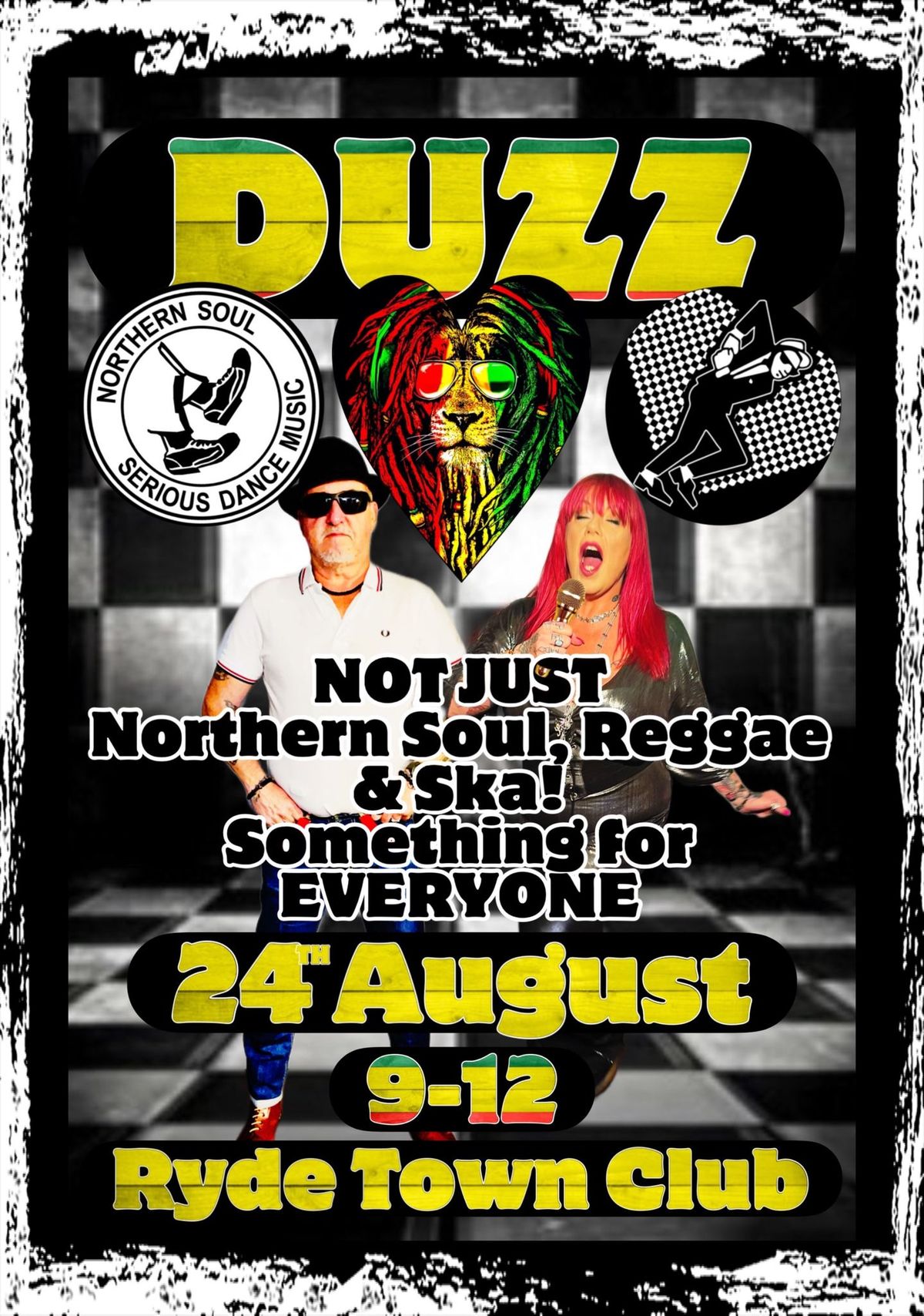 DUZZ August Bank Holiday Saturday at Ryde Town Club