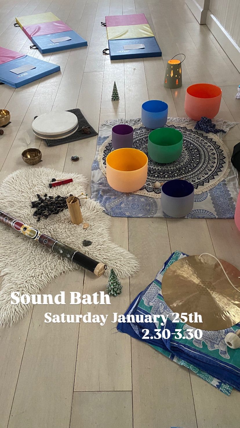 Sound Bath - January 25th 2.30-3.30