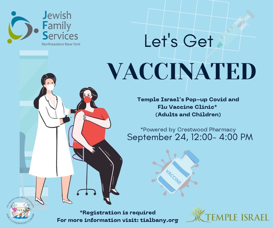 Temple Israel\u2019s Pop-up Covid and Flu Vaccine Clinic 