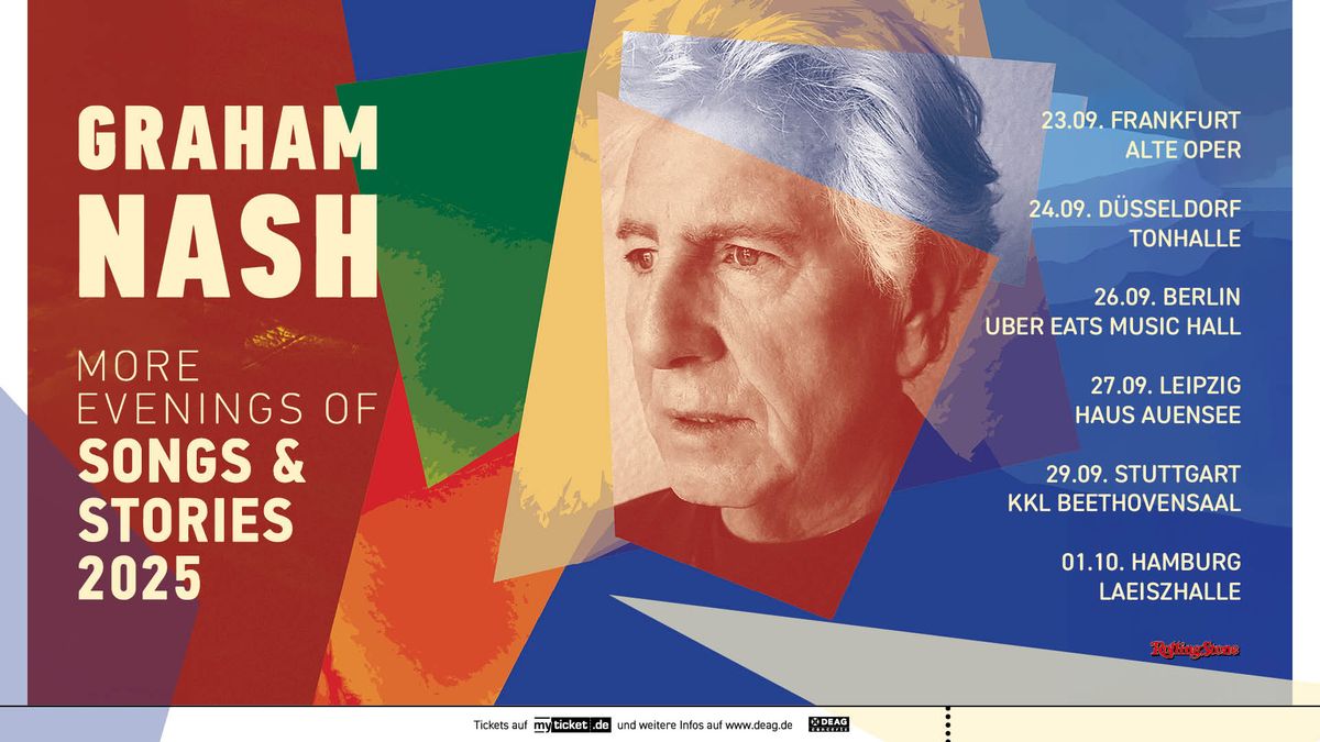 Graham Nash - More Songs & Stories 2025 | Hamburg