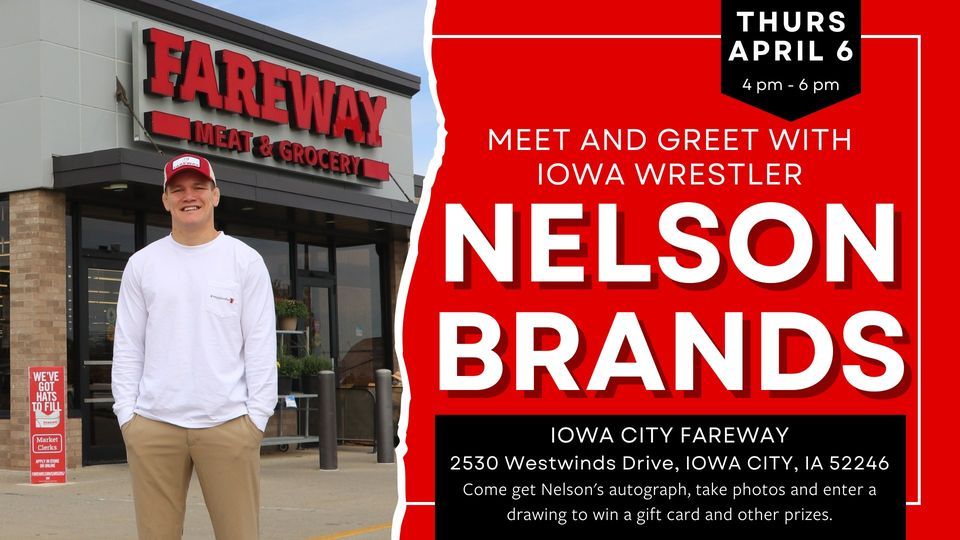 Meet and Greet with Nelson Brands, Fareway Stores Iowa City West (2530