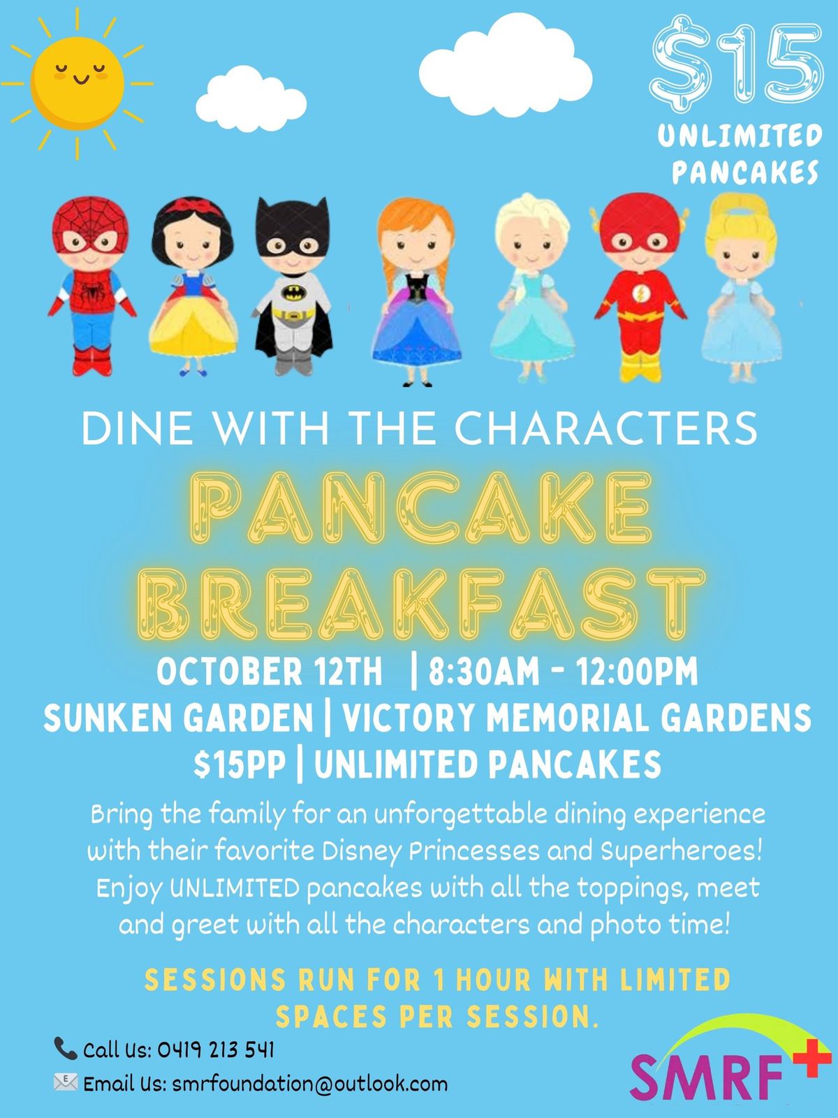 Character Meet & Greet Pancake Breakfast