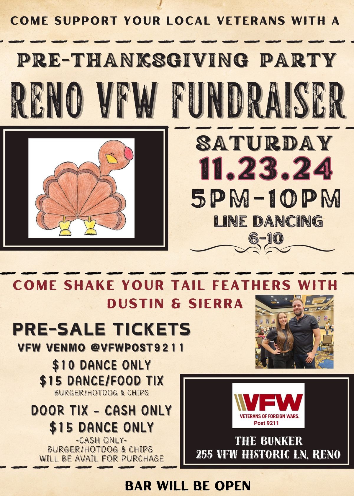 Reno VFW Line Dance Fundraiser